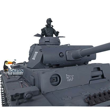 TOUCAN RC HOBBY Heng Long 1/16 TK7.0 Promotion German Panzer III L RTR RC Tank 3848 FPV 360 Degrees Turret IR BB Smoke Metal Barrel Idlers Sprockets Wheels Tracks Gearbox