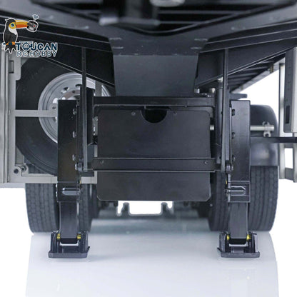 In Stock TOUCAN RC HOBBY Nooxion Fury Bear 6 Axles Flat Trailer for 1/14 RC Tractor Truck Radio Controlled DIY Car Hobby Model Assembled & Painted