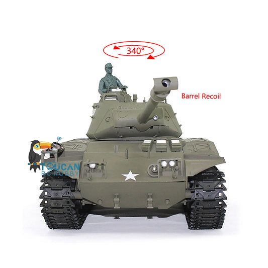 TOUCAN RC HOBBY Heng Long 1/16 TK7.0 Plastic USA Walker Bulldog M41A3 RTR RC Tank 3839 with Barrel Recoil Infrared Combat Sound Light BB Unit Smoke