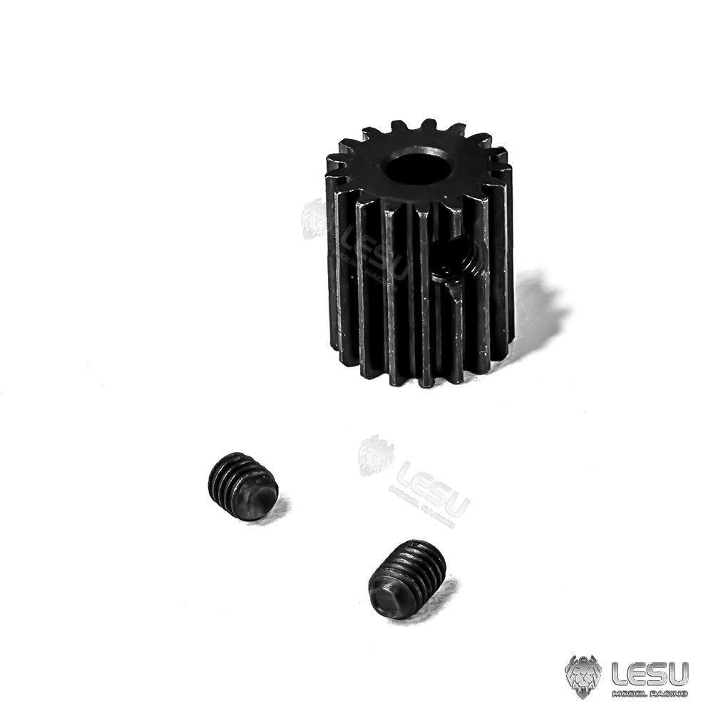 TOUCAN RC HOBBY 17T Metal Motor Gear for 1/14 DIY RC Tractor Truck Dump LESU F-5016-A F-5016-B F-5011 F-5017 F-5010 F-5023-1-14 RA-D0013 Gearbox