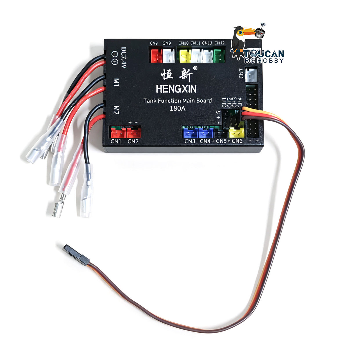 TOUCAN RC HOBBY Multi-Function Main Board for Heng Long 1/16 RC Tank 7.1 7.0 Radio Controller German Leopard 2A6 US Abrams M1A2 Tank Sound