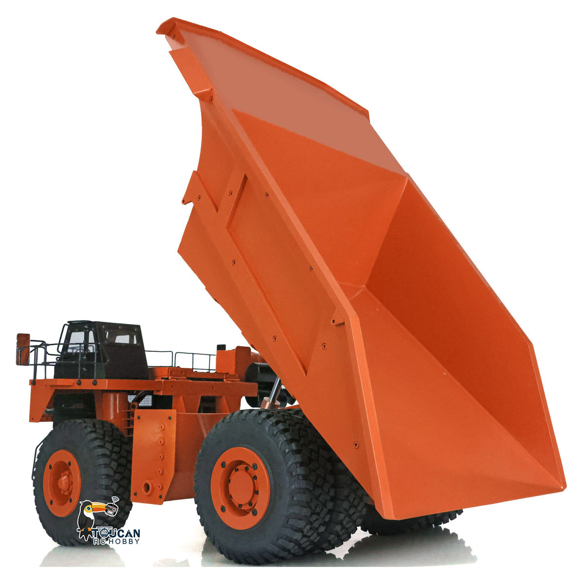 TOUCAN RC HOBBY 793D Metal 1/20 RC Hydraulic Mine Truck Heavy Duty Remote Control Dumper RTR 2Speed Gearbox Flysky I6X Radio Light System