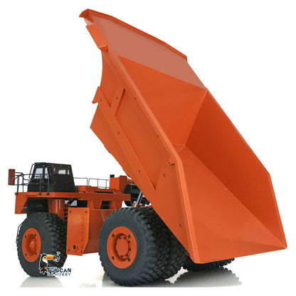 TOUCAN RC HOBBY 793D Metal 1/20 RC Hydraulic Mine Truck Heavy Duty Remote Control Dumper RTR 2Speed Gearbox Flysky I6X Radio Light System