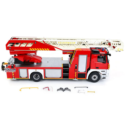 TOUCAN RC HOBBY 2Speed 1/14 4*4 Metal Chassis Electric Remote Control Lift Ladder Fire Truck RC Model Vehicle Radio No Battery Charger