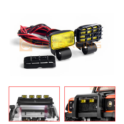TOUCAN RC HOBBY Plastic Spot Light 1 Pair for 1/14 RC Truck 1/10 1/8 Remote Control Crawler Car Vehicles 3-7.4V DIY Spare Parts