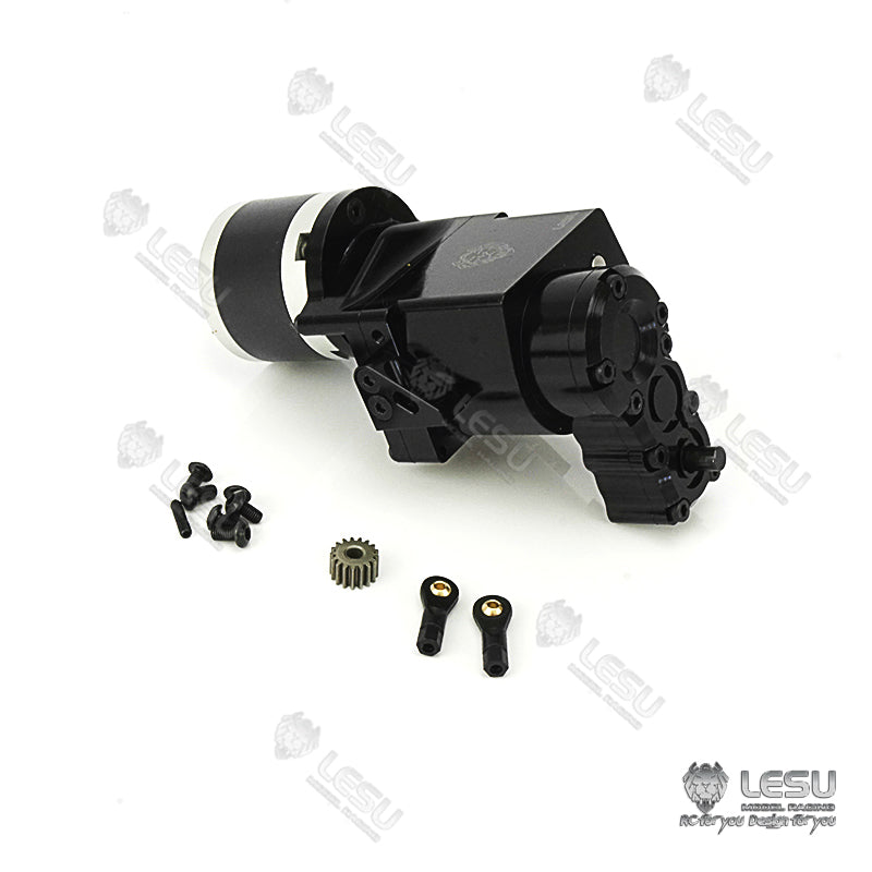 TOUCAN RC HOBBY LESU Gearbox Transmission 2Speed Motor 1/14 1/5 Planetary Reduction for 1/14 RC Tractor Truck Dumper Remote Controlled Lorry Car Hobby Model