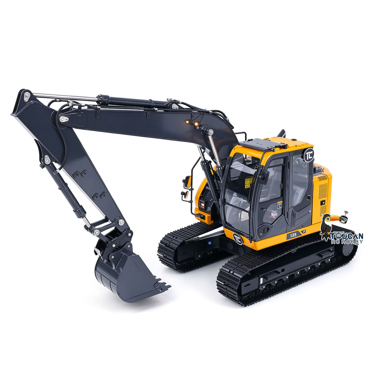 SFrog 1/14 Hydraulic RC Excavator ZX135US LITE - 95% Metal PNP RTR