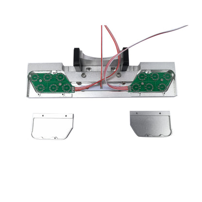 TOUCAN RC HOBBY Degree CNC Metal Rear Tail Beam Taillight Nice Quality for Upgrade Customized 1/14 TAMIYE RC Tractor R620 56323 Car