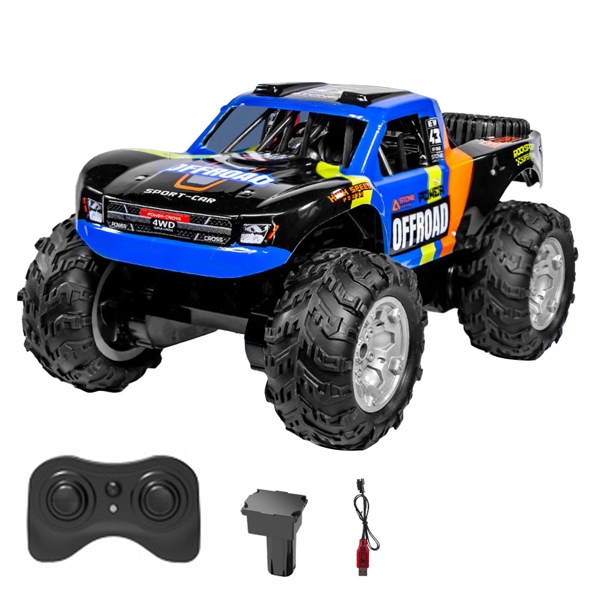 TOUCAN RC HOBBY JJRC 2.4G Remote Control Off Road Vehicle 1/14 4WD Rock Crawler Car Q205 Amphibious Waterproof Pickup Truck 360 Rotation RTR Battery