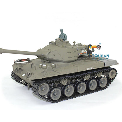 TOUCAN RC HOBBY Heng Long 1/16 Char RC USA Walker Bulldog 3839 RTR TK7.0 en plastique, FPV, tourelle 360 degrés, fumée, billes BB, infrarouge, sons, lumières, boîte de vitesses en acier