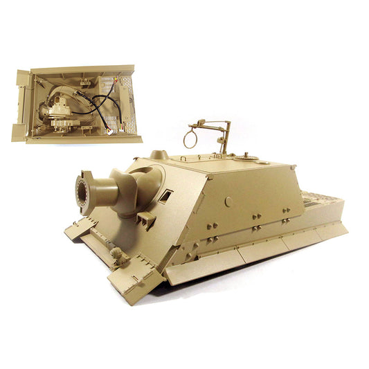 TOUCAN RC HOBBY 2,4 GHz  Mato 1/16 deutscher Sturmtiger Infrarot-Rohrrückzug RTR ferngesteuertes RTR-Panzermodell Kunststoff-Oberwanne
