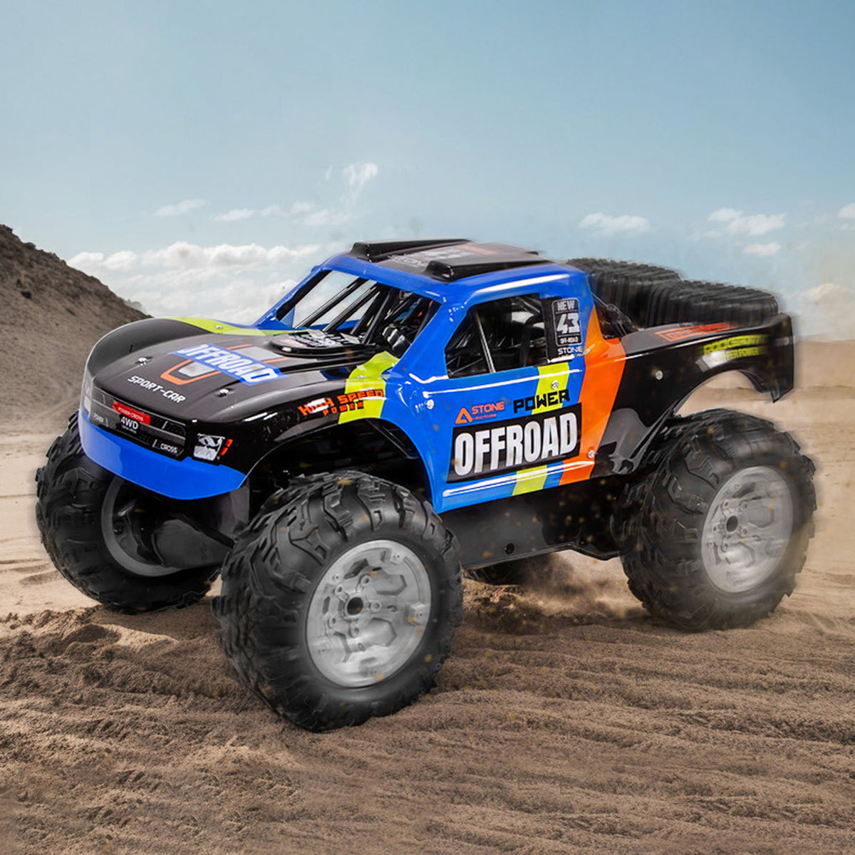 TOUCAN RC HOBBY JJRC 2.4G Remote Control Off Road Vehicle 1/14 4WD Rock Crawler Car Q205 Amphibious Waterproof Pickup Truck 360 Rotation RTR Battery