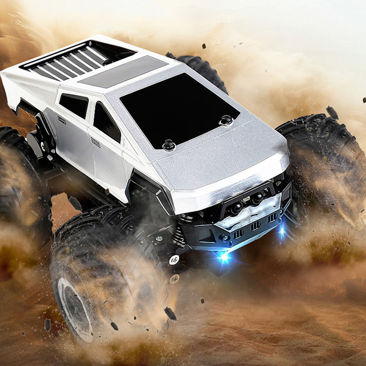 TOUCAN RC HOBBY JJRC 1:24 2.4GHz Radio Control Off Road Vehicle Pickup Truck Q208 RC Electric Four Wheel Drive Pickup RTR LED Lights Transmitter