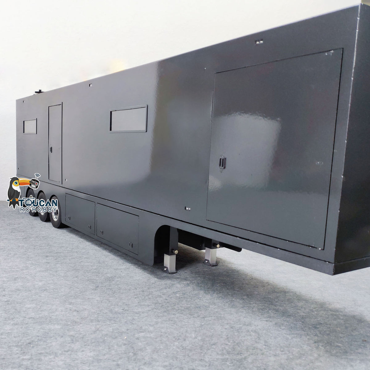 TOUCAN RC HOBBY HHG Model 2in1 1:14 Metal 3 Axles Container Semi-Trailer for RC Tractor Truck Radio Control Car Hobby Model