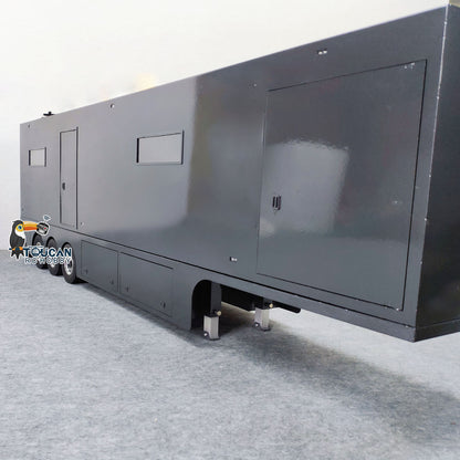 TOUCAN RC HOBBY HHG Model 2in1 1:14 Metal 3 Axles Container Semi-Trailer for RC Tractor Truck Radio Control Car Hobby Model