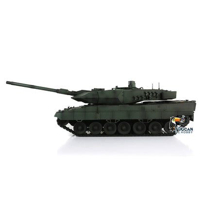 TOUCAN RC HOBBY Heng Long 1/16 TK7.0 3889 Leopard2A6 RTR RC Tank FPV Barrel Recoil BB IR Smoke 360 Degrees Turret Metal Tracks Road Drive Idler Wheels Gearbox