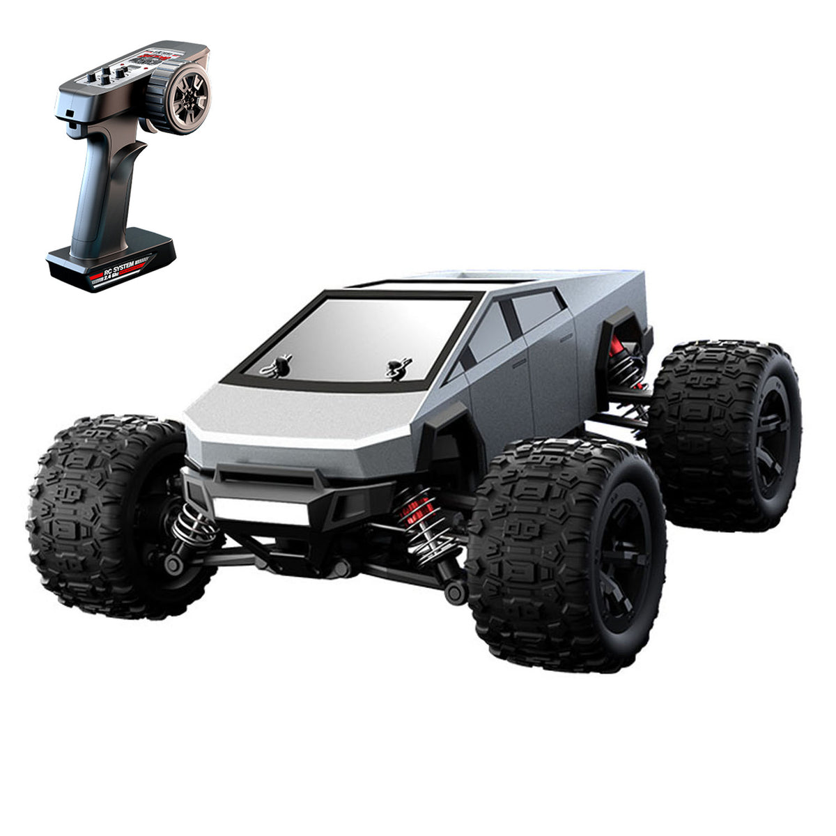 TOUCAN RC HOBBY JJRC 1/20 RC High Speed Pickup Truck 40km/h 4*4 2.4G Remote Control Off Road Car C8811 Brushless Motor Battery ESC Lifting Wheel RTR