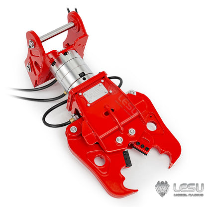 TOUCAN RC HOBBY LESU C0053/C0052-A Metal Hydraulic Shear with 270 Degrees Rotation for 1/14 RC Excavator Aoue C374F BA-B0001 Remote Control Construction Vehicles
