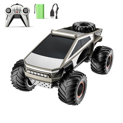 TOUCAN RC HOBBY JJRC 1/14 RC 4*2 Off Road Vehicle Q202 2.4GHz Electric Remote Control Pickup Truck Alloy Shell LED Lights Sound Battery Ready to Go