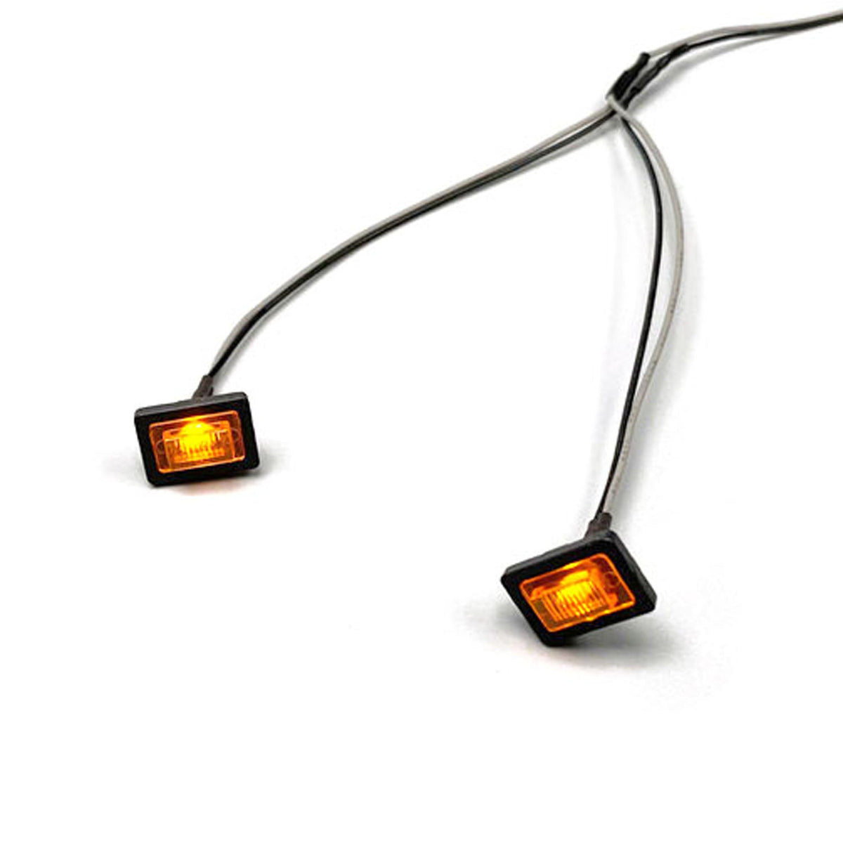TOUCAN RC HOBBY 3V LED Plastic Side Skirt Light Warning Lamp for 1/14 DIY Remote Control Tractor Truck R470 R620 Model Car Upgrade