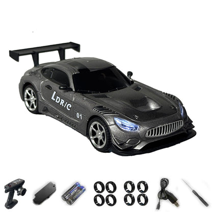 TOUCAN RC HOBBY LDRC LD4301 1/43 ferngesteuertes Drift-Auto 4x4 RC Rennfahrzeug-Modell Metallkarosserie 2-Gang LED-Lichter kein Soundsystem