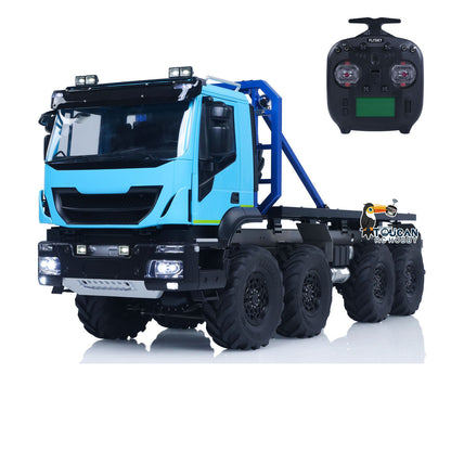 TOUCAN RC HOBBY MODO 1/14 Metal 8x8 RC Crawler Car PNP FlySky ST8 Radio Controller Light Sound System Electric Winch Differential Lock 2-speed gearbox for Enthusiast