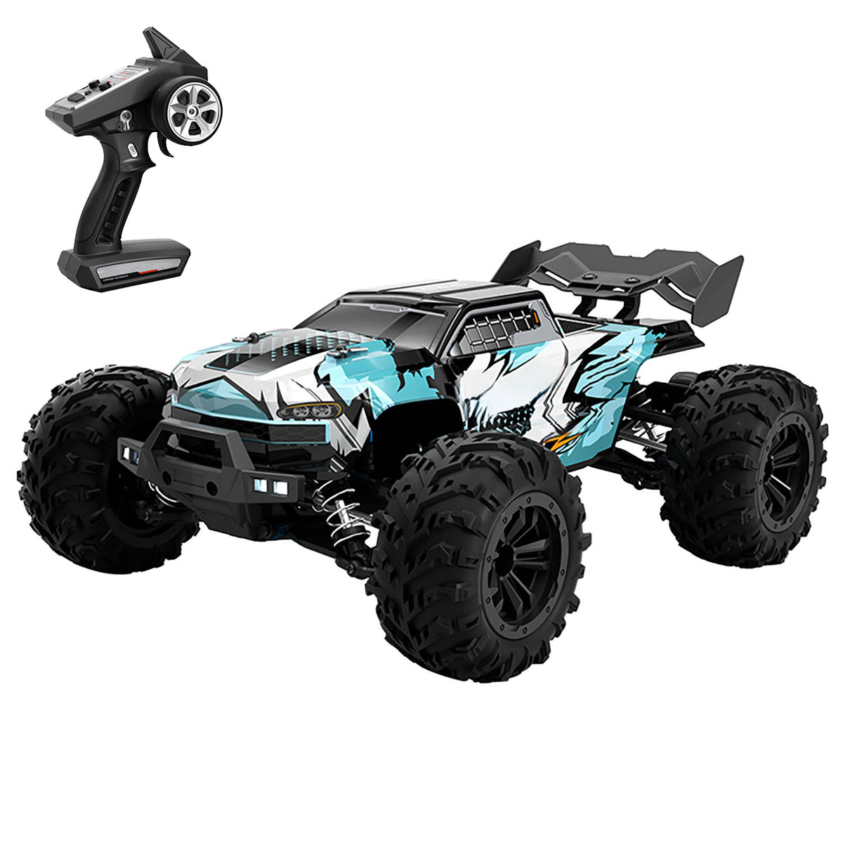 TOUCAN RC HOBBY JJRC 1:16 2.4Ghz RC High Speed Off Road Vehicle 70km/h 4*4 Remote Pickup Truck RTR Car Metal Drive Shaft Brushless Motor Battery