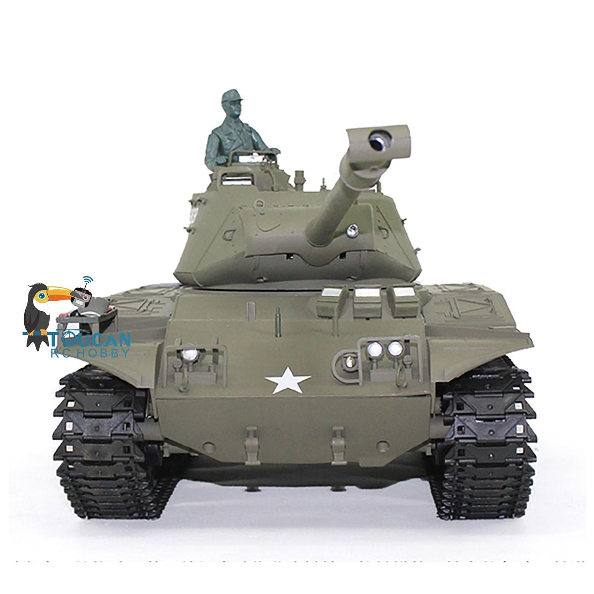 TOUCAN RC HOBBY Heng Long 1/16 Char RC USA Walker Bulldog 3839 RTR TK7.0 en plastique, FPV, tourelle 360 degrés, fumée, billes BB, infrarouge, sons, lumières, boîte de vitesses en acier