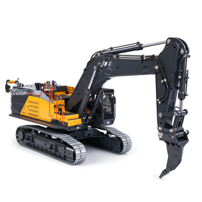 TOUCAN RC HOBBY MTModel EC950 1/14 Metal RC Hydraulic Excavator Dual Pump Digger Model 8CH Valve Ripper Light Sound Brushless Drive Motor Display Screens for Adult