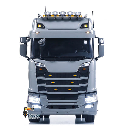 TOUCAN RC HOBBY LXY Metal Chassis Fifth Wheel 4X4 1/14 3Speed Radio Control Tractor Truck 770S Axle Locks Brushed ESC Motor Light System No Battery
