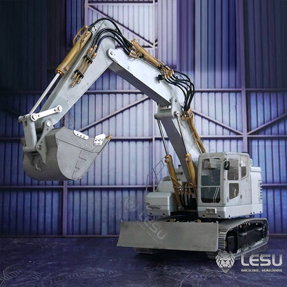 TOUCAN RC HOBBY LESU AOUE ET26L 1/14 Metal RC Hydraulic Excavator B0012 Remote Controlled Construction Vehicle Light System Simulated GPS for DIY Hobby Collectors