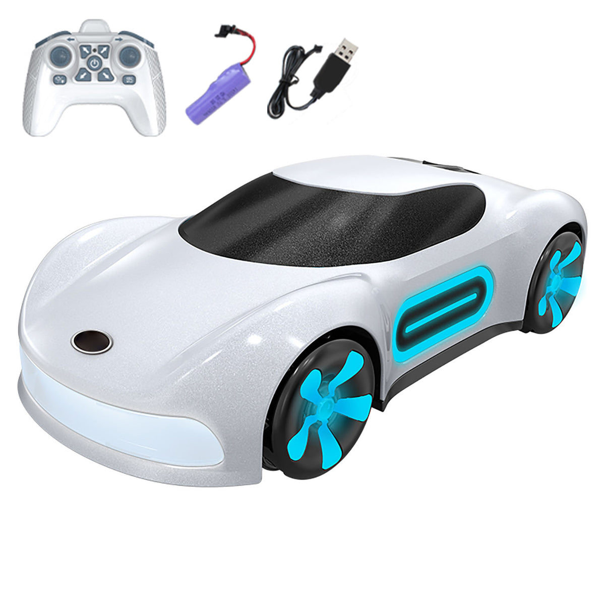 TOUCAN RC HOBBY JJRC 1/18 4*4 Remote Control Racing Drift Car 2.4Ghz RC Stunt Car Model Multi Directional Driving Lights Music Spray RTR Battery