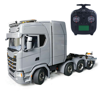 TOUCAN RC HOBBY LXY SC 770S 1/14 8*8 Radio Control Tractor Truck Wheel Side Reduction Axles Three Speed Transmission Hobbywing 1060 ESC 35T Motor
