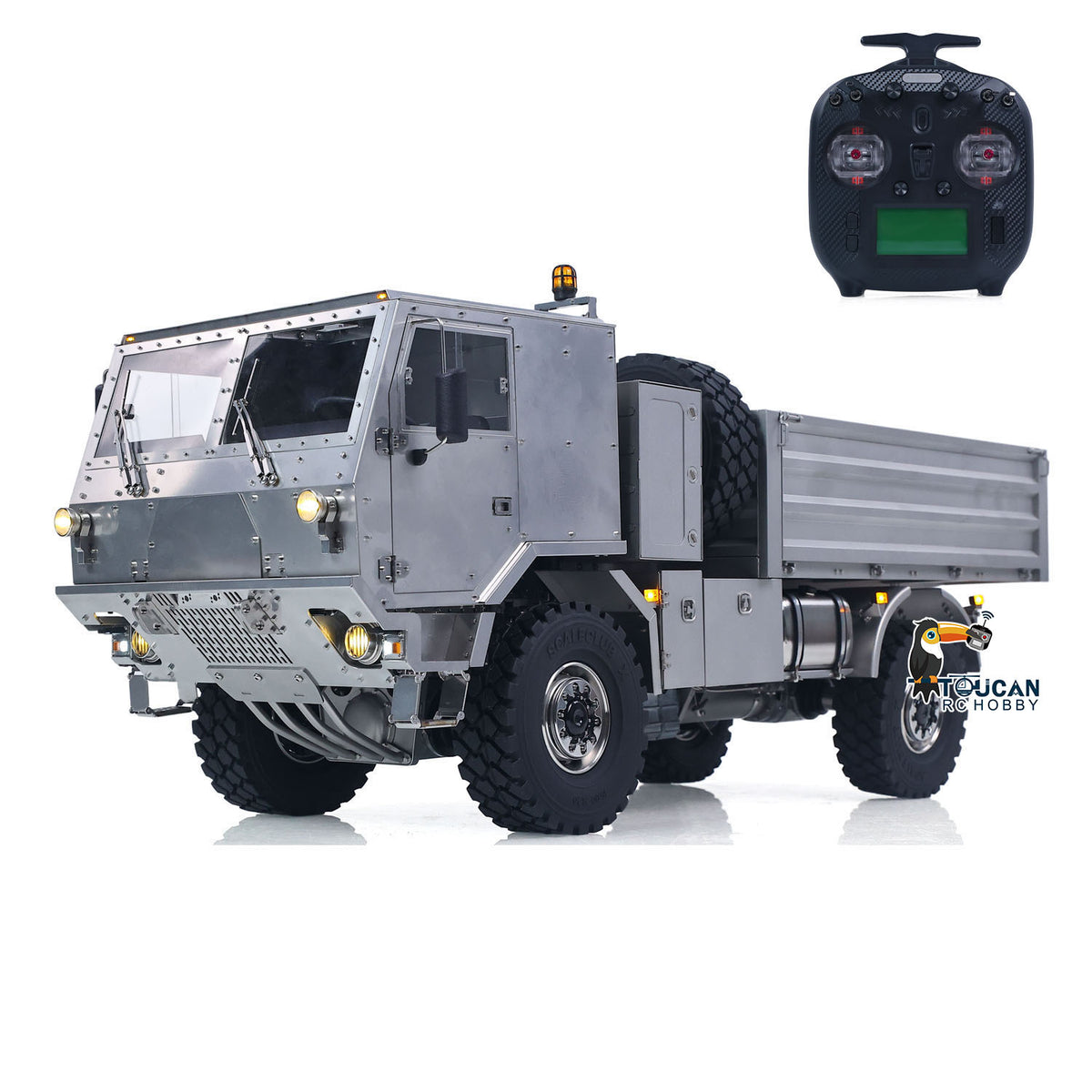 In Stock TOUCAN RC HOBBY ScaleClub T815 3Speed 1/14 RC Off Road Military Truck Metal Body Remote Control 4X4 Transport Vehicle Flysky ST8 Radio Differential Locks