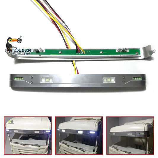 TOUCAN RC HOBBY Degree Sun Visor Lamp LED Light for 1/14 RC Tractor Radio Controlled Truck Car Hobby Model Spare Parts 620 730 470 Spare Parts