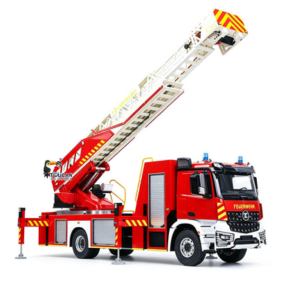 TOUCAN RC HOBBY 2Speed 1/14 4*4 Metal Chassis Electric Remote Control Lift Ladder Fire Truck RC Model Vehicle Radio No Battery Charger