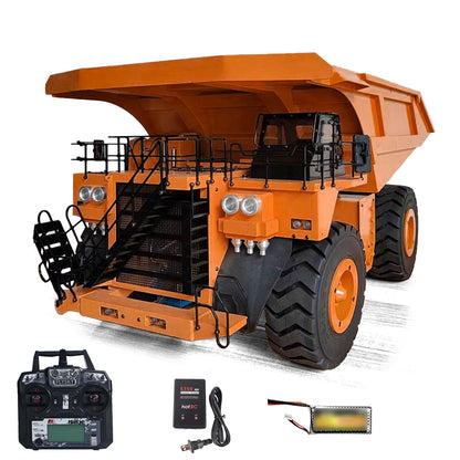 TOUCAN RC HOBBY  793D 1/20 Metal Hydraulic Dump Truck Model 2Speed Transmission 4 Wheel Spring Suspension Lights 21KG Heavyweight No Sound System