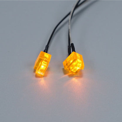 TOUCAN RC HOBBY Foot Pedal Light Plastic 3V LED Turn Lamp for DIY 1:14 Remote Control Tractor Truck R620 R470 Model Car Accessorie Upgrade