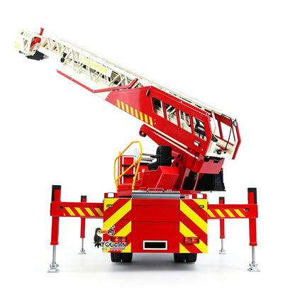 TOUCAN RC HOBBY 2Speed 1/14 4*4 Metal Chassis Electric Remote Control Lift Ladder Fire Truck RC Model Vehicle Radio No Battery Charger
