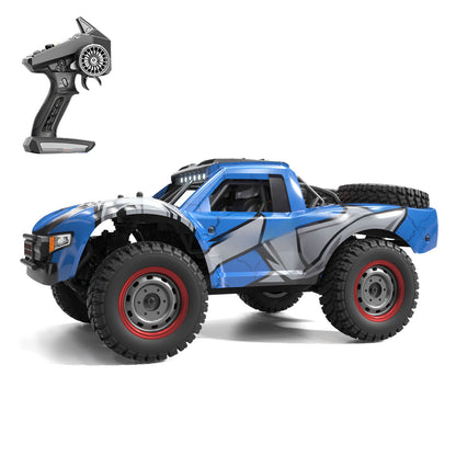 TOUCAN RC HOBBY JJRC 1/14 RC High Speed 48KM/H Off Road Vehicle Electric 4WD Remote Control Car Q130A Carbon Brush Motor 17G Servo LED Lights RTR