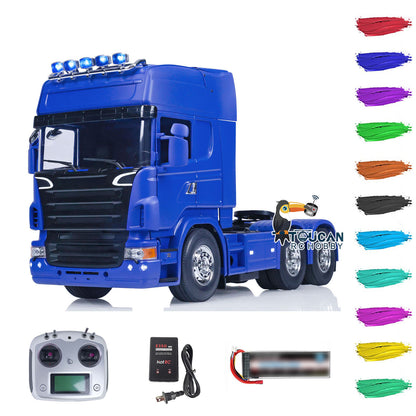 TOUCAN RC HOBBY HHRC 6X4 RC Tractor Truck 1/14 Flysky I6S RTR Remote Control Car Sound Light Battery