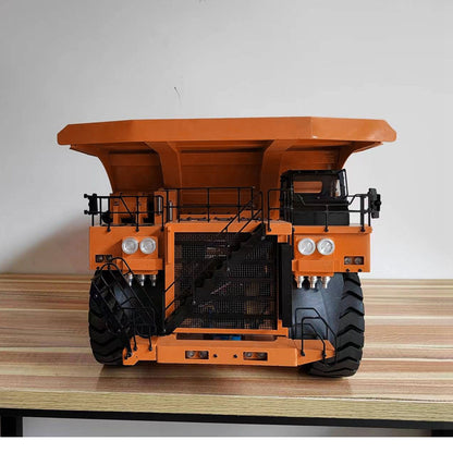 TOUCAN RC HOBBY  793D 1/20 Metal Hydraulic Dump Truck Model 2Speed Transmission 4 Wheel Spring Suspension Lights 21KG Heavyweight No Sound System