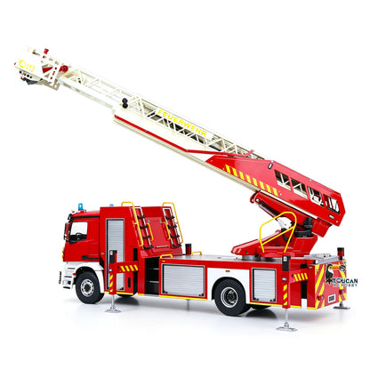 TOUCAN RC HOBBY 2Speed 1/14 4*4 Metal Chassis Electric Remote Control Lift Ladder Fire Truck RC Model Vehicle Radio No Battery Charger