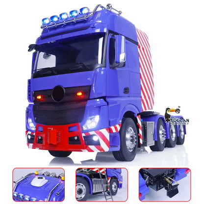 TOUCAN RC HOBBY LESU 1/14 8X8 RC Tractor Truck 3-speed Transmission Remote Control Car Model