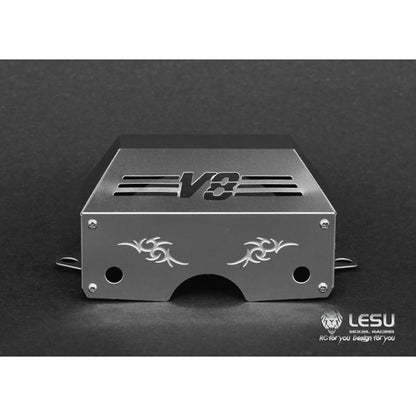TOUCAN RC HOBBY LESU Metal Gearbox Engine Cover for 1/14 RC Tractor Radio Control Truck Car Spare Part DIY Accessories Decorations