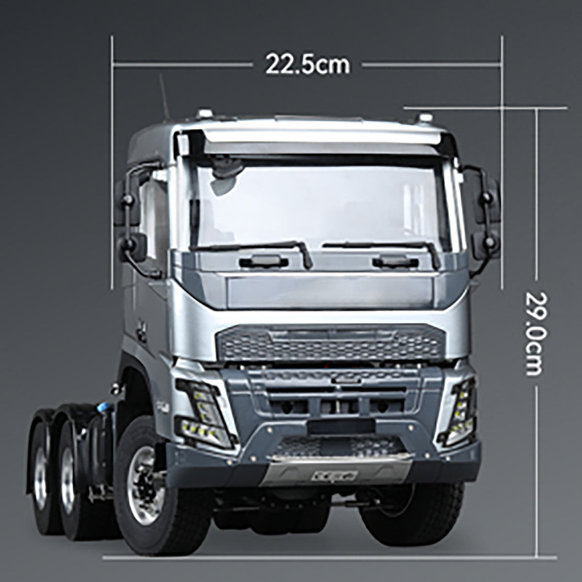 TOUCAN RC HOBBY Double E 1/14 6*6 RC Tractor Truck FMX Remote Control Simulation Vehicle 2Speed Metal Chassis Rail Axle Locks Sound System