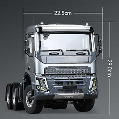 TOUCAN RC HOBBY Double E 1/14 6*6 RC Tractor Truck FMX Remote Control Simulation Vehicle 2Speed Metal Chassis Rail Axle Locks Sound System