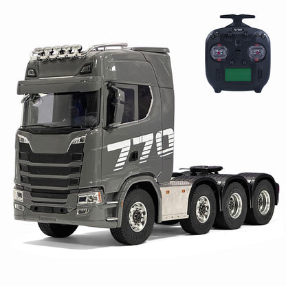 TOUCAN RC HOBBY MODO 1/14 8x8 Remote Control Tractor Truck 2Speed Transmission RC Lorry Vehicle Metal Chassis Light Sound System No Differential Lock