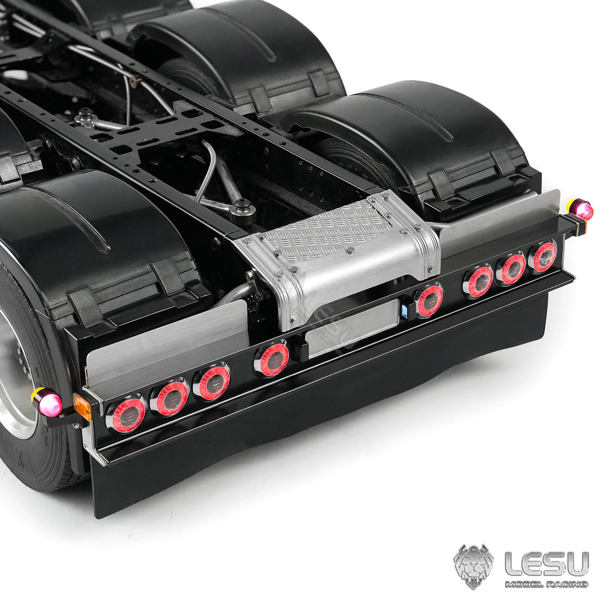 TOUCAN RC HOBBY LESU Metal Rear Beam Taillight Set LED Light for DIY 1/14 RC Tractor Truck 770S Remote Control Lorry Car Model Vehicles