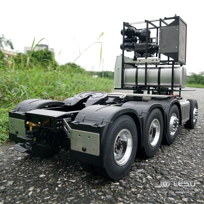TOUCAN RC HOBBY LESU 1/14 8x8 Metal Chassis for 3363 Low Roof RC Tractor Truck 3 Speed Transmission SAVOX 1251 Steering Servo 540 Brushed Motor for RC builder